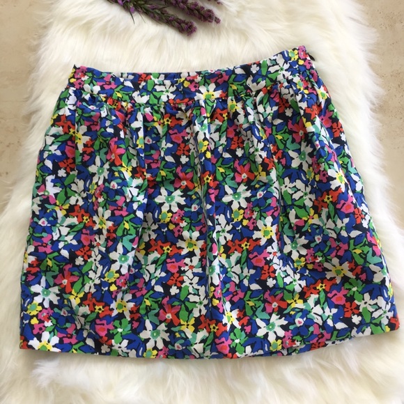 Kate Spade Floral In Full Bloom Skirt